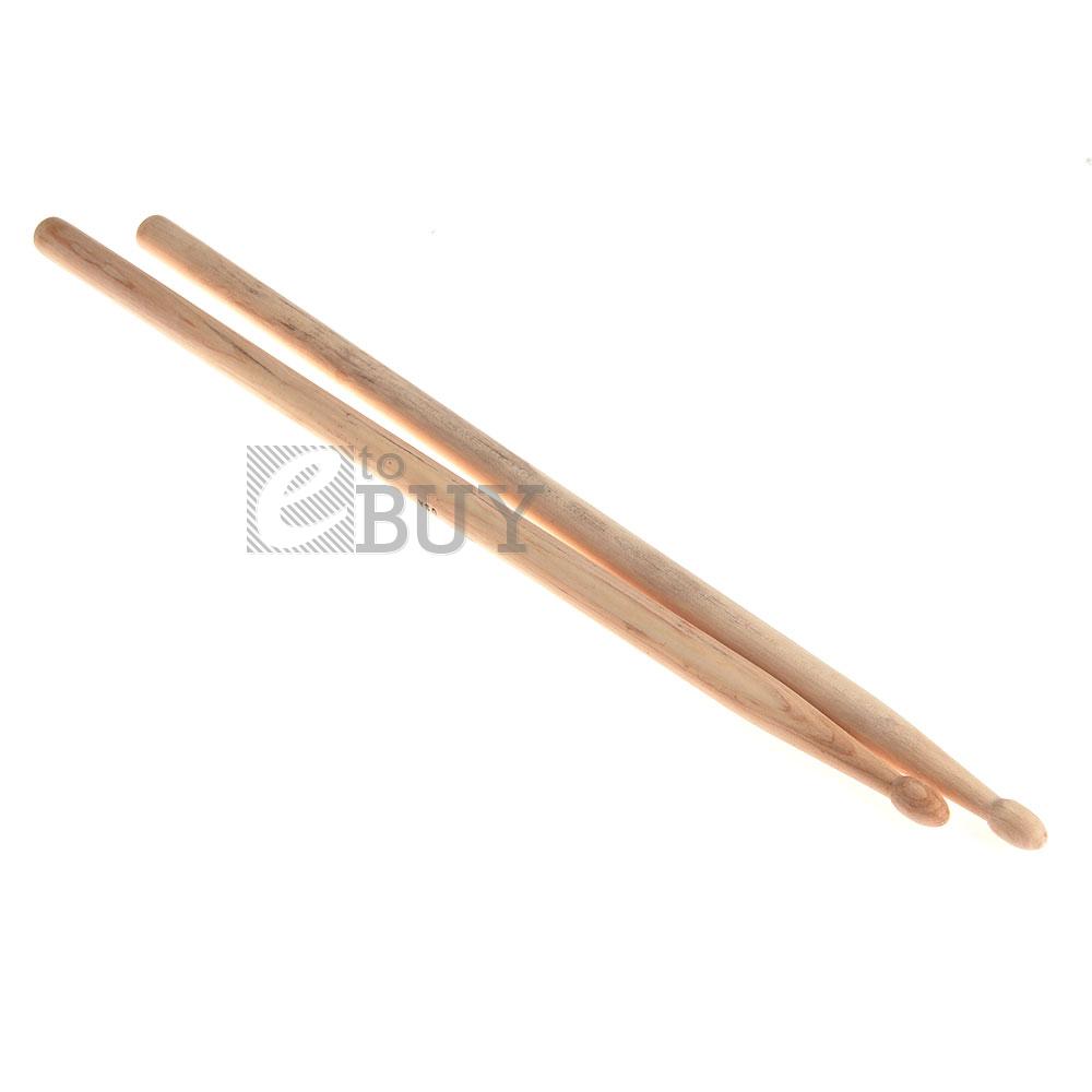 1 Pair 5A Music Band Maple Wood Jazz Bass Drum Sticks Drumsticks