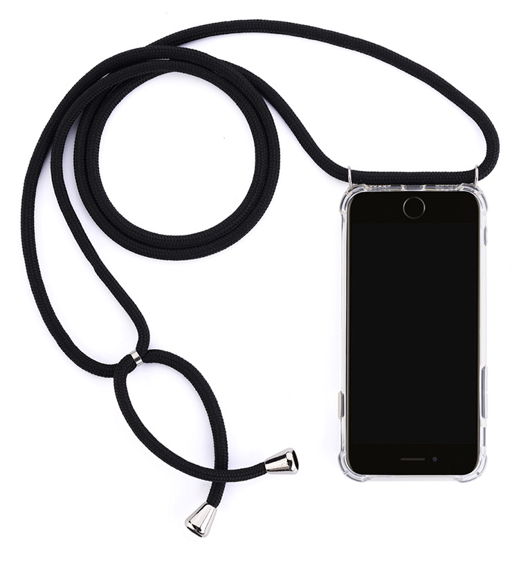 clear phone pouch with lanyard