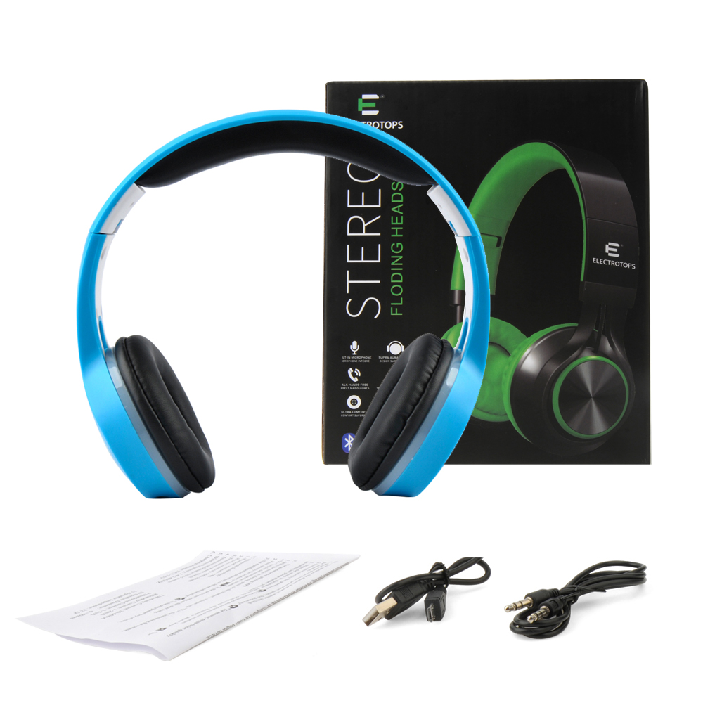 Bluetooth Headset Headphone LED Light Stereo Sports