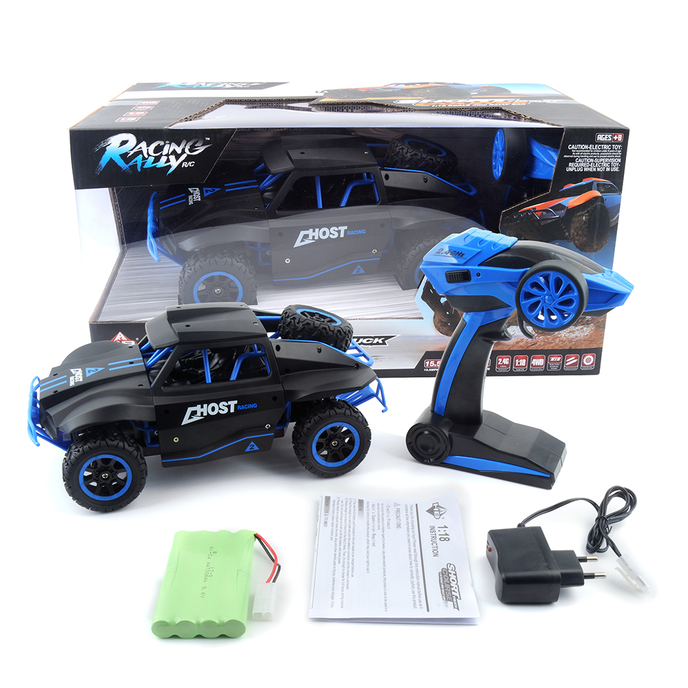 1/ 18 2.4G 4WD RC Car High Speed Shortcourse RaceTruck 15.5MPH King