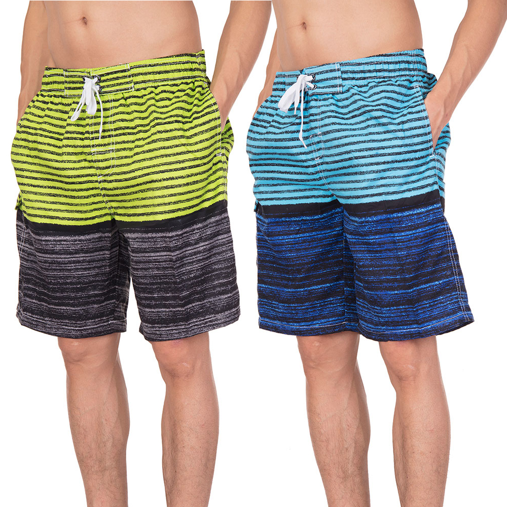 Men's Trunks Beach Shorts Pocket Quick Dry Elastic Surfing Vacation ...