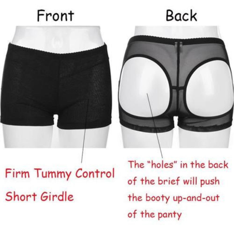 Women Hip Enhancer Sr Butt Lifter Push Up Bm Padded Briefs Underwear
