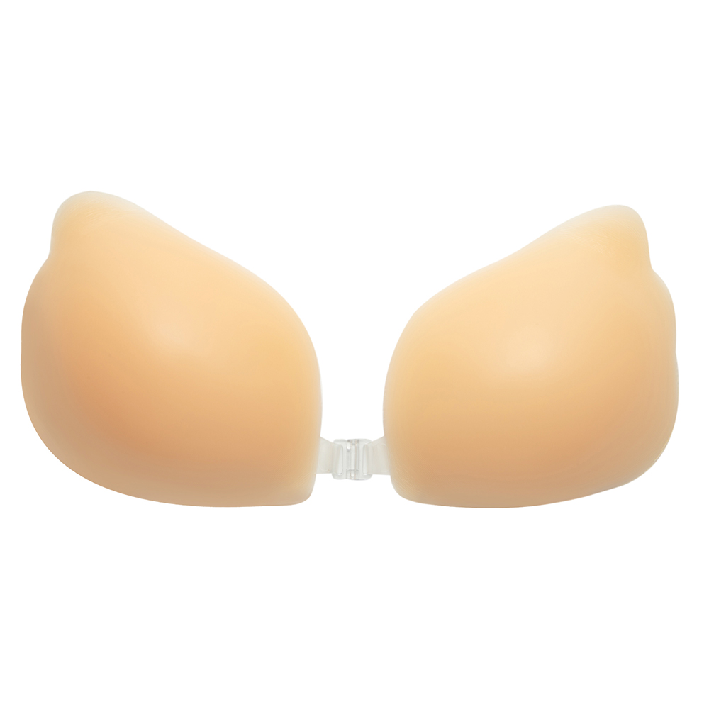 Women Push Up Sticky Strapless Backless Silicone Self Adhesive Invisible Bra TBN 