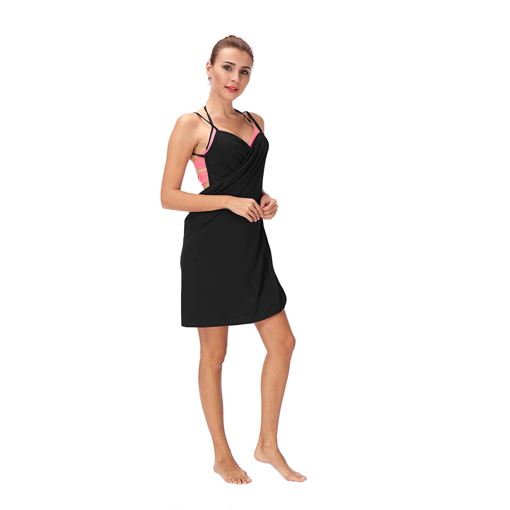 2021 Womens Spaghetti Strap Cover-Up Beach Backless Wrap Long Dress Sundress USA - Picture 14 of 21
