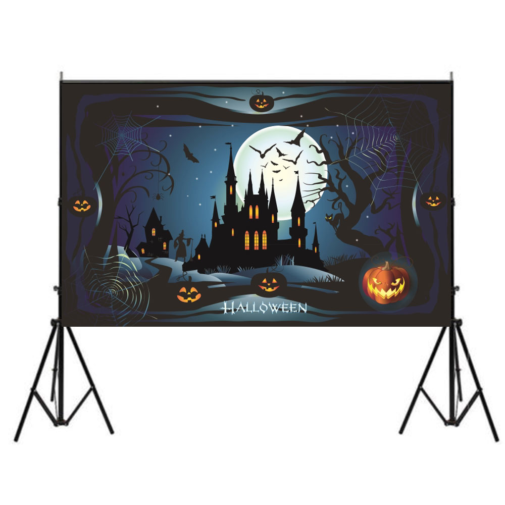 Halloween Party Photography Backdrop Photo Background Studio Vinyl Screen Christ - Picture 47 of 83