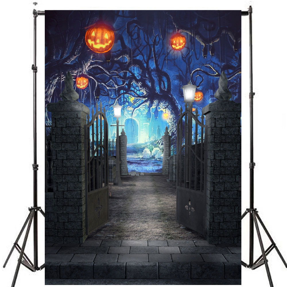 Halloween Party Photography Backdrop Photo Background Studio Vinyl Screen Christ - Picture 52 of 83