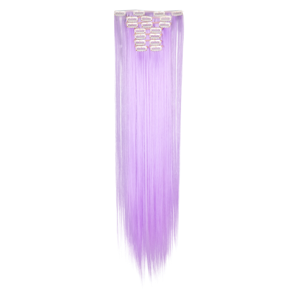 Women Long Wavy Curly Straight Full Head Clip-In 8Pcs Hair Extensions Hairpieces - Picture 43 of 79