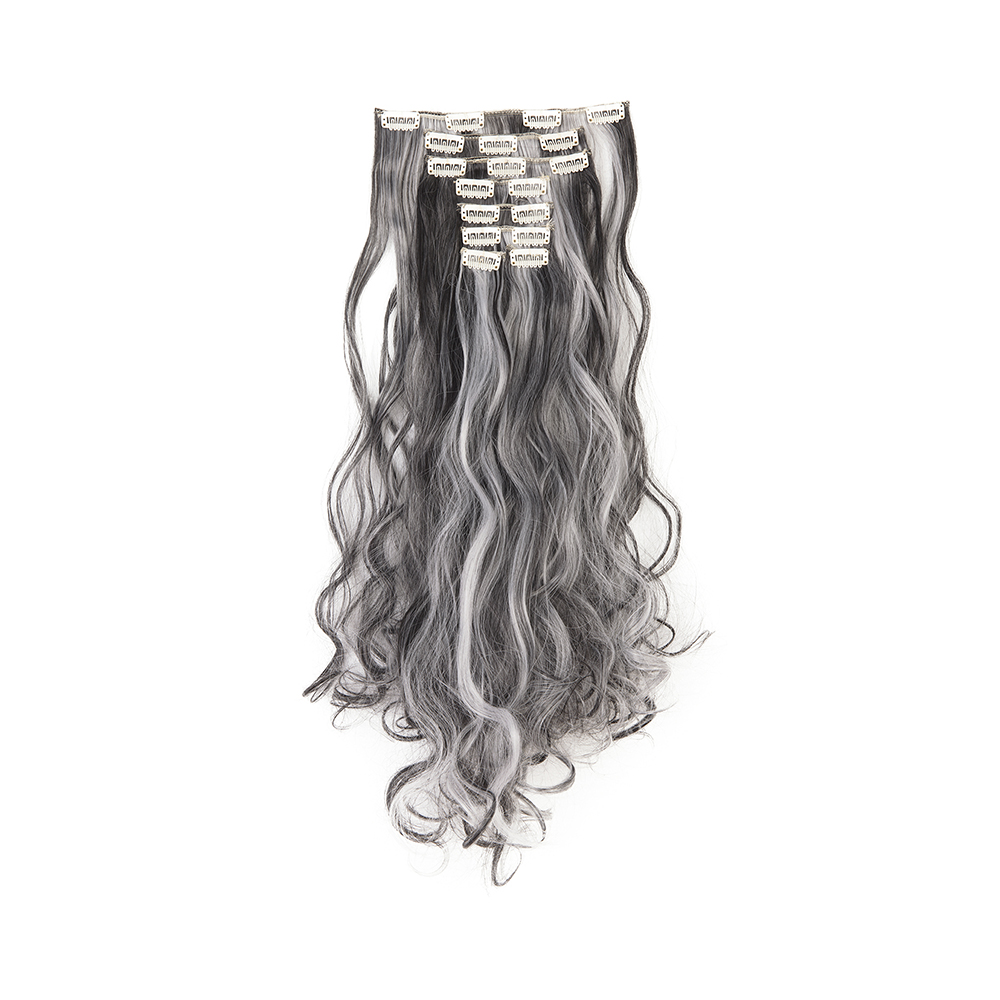 Women Long Wavy Curly Straight Full Head Clip-In 8Pcs Hair Extensions Hairpieces - Picture 64 of 79