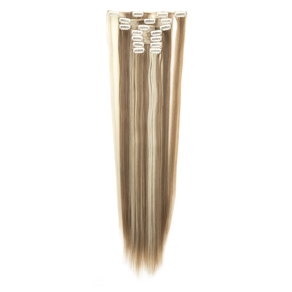 Women Long Wavy Curly Straight Full Head Clip-In 8Pcs Hair Extensions Hairpieces - Picture 67 of 79