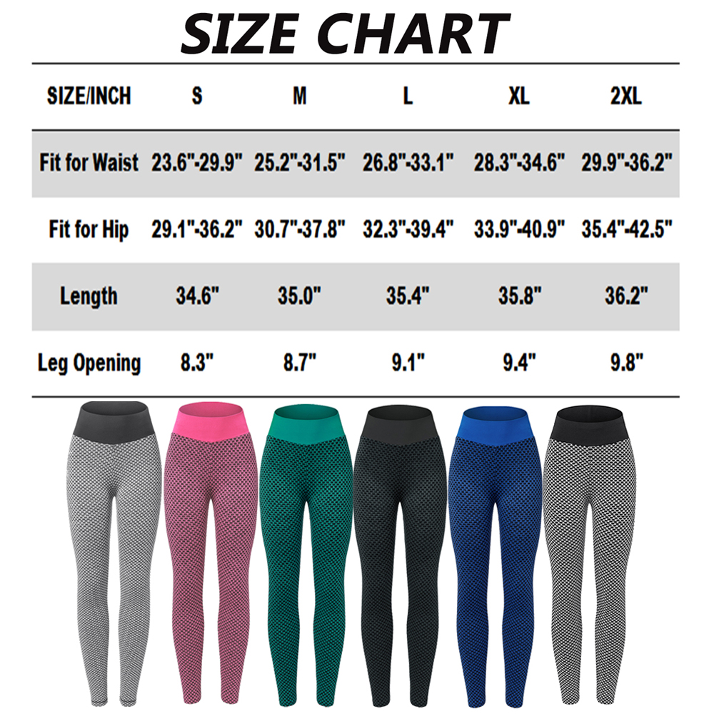 Pants Ruched Lift Textured Women Scrunch Butt Compression TIKTOK Booty Leggings - Picture 50 of 70