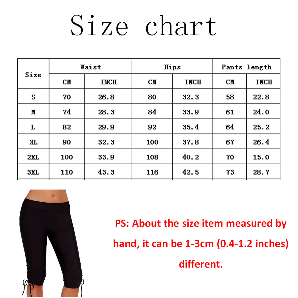 Womens Swim Shorts Bikini Rash Guard Capris Long Bottom Cover Up Quick Dry Pants