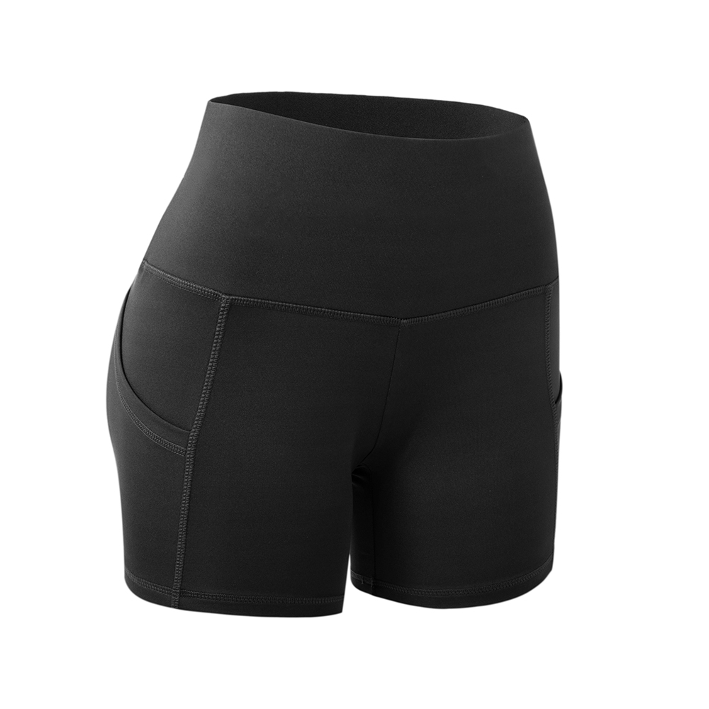 Womens Biker Shorts Leggings Mid Thigh Cotton Thick Yoga Pants Fitness  Bermuda 