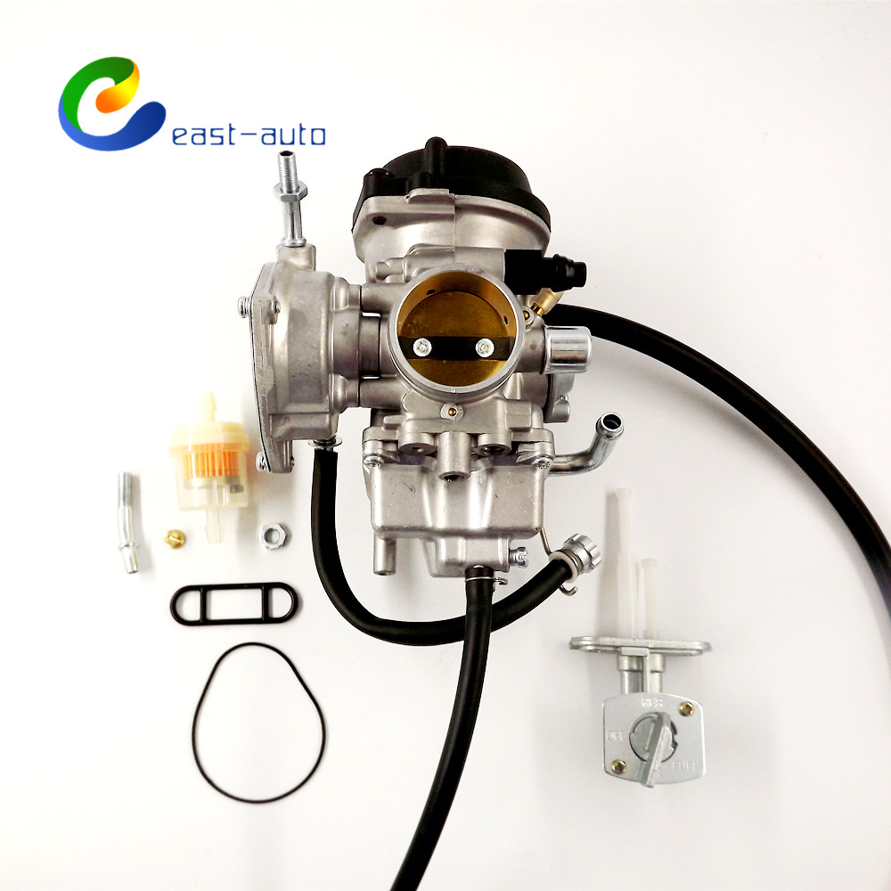 Carburetor for SUZUKI LTZ400 LTZ 400 QUAD ATV WITH FUEL VALVE PETCOCK ...