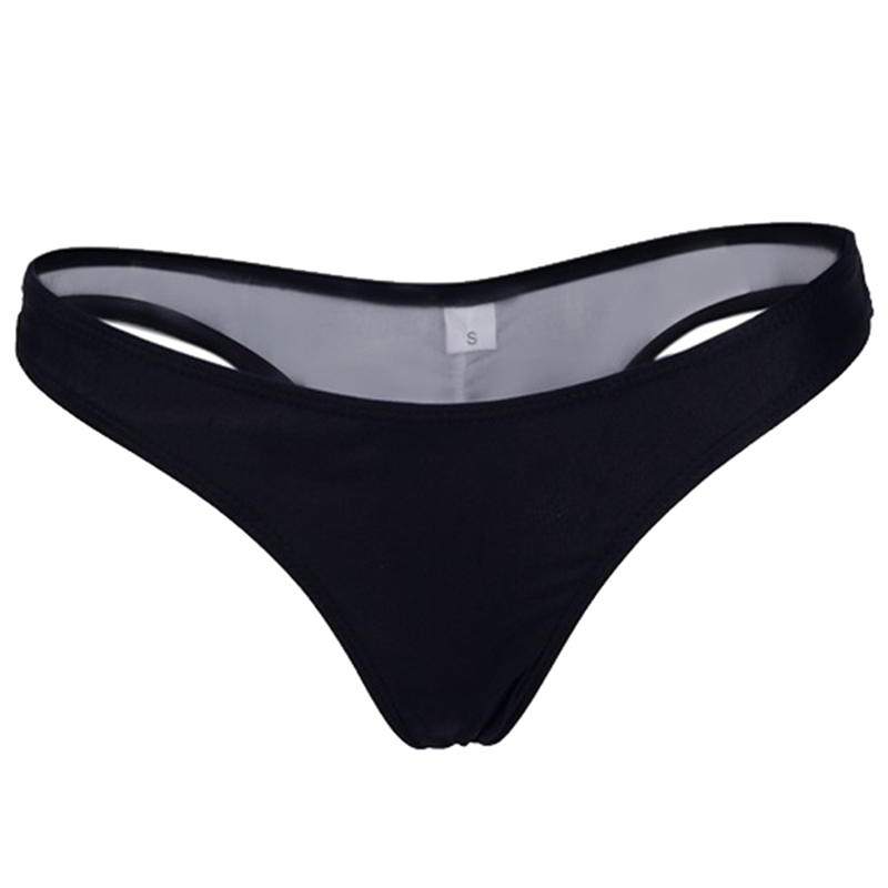 Women Bikini Triangle Thong Bottom G-Cheeky Ruched Swimwear Casual Underwear NSS - Picture 11 of 16