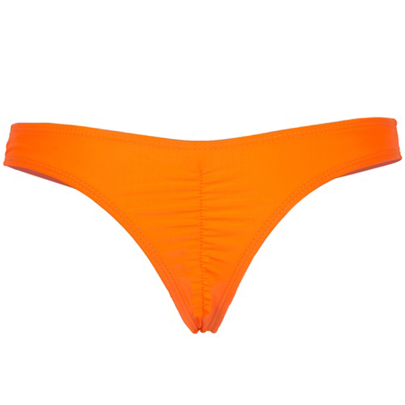 Women Bikini Triangle Thong Bottom G-Cheeky Ruched Swimwear Casual Underwear NSS - Picture 12 of 16