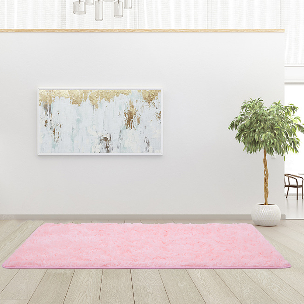 Fluffy Living Room Rugs Anti-Slip Plush Carpet Mat Floor Bedroom Rug Pad US - Picture 16 of 18