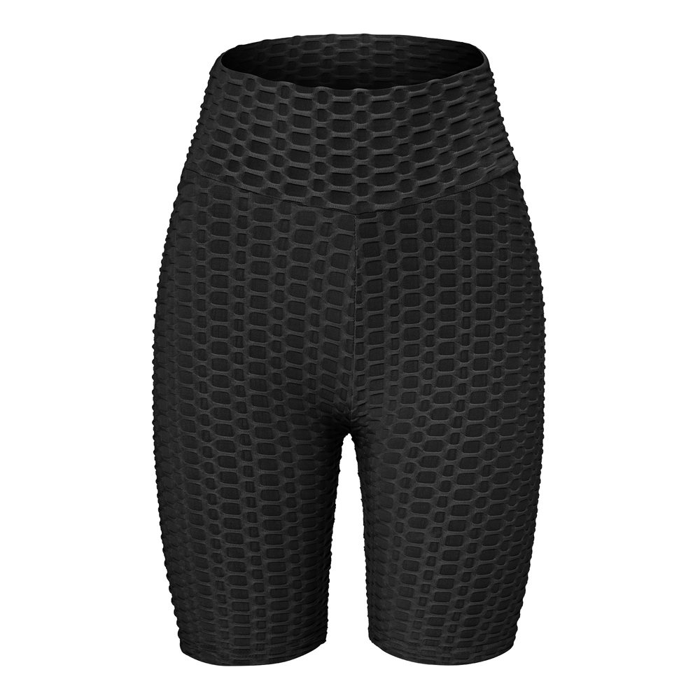 Women High Waist Yoga Sports Shorts Fitness Gym Shrink Leggings Honeycomb Comfor - Picture 13 of 14