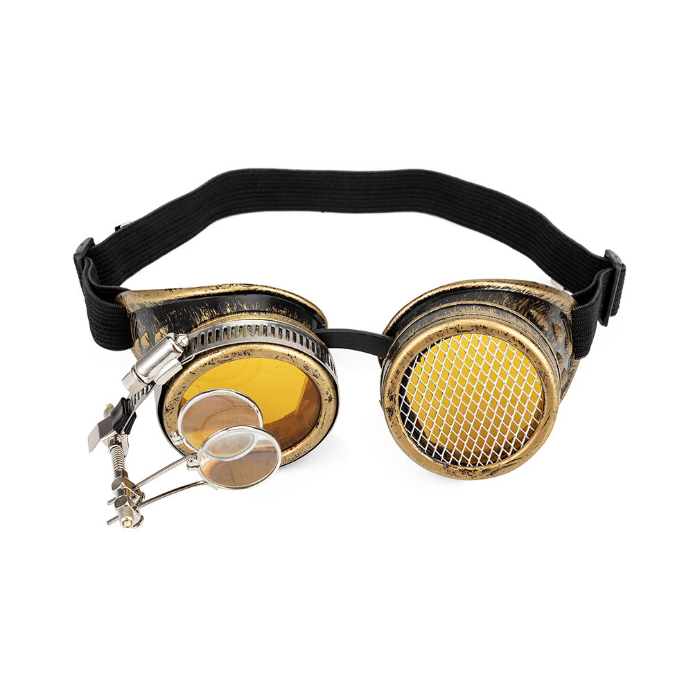 Fantastic Look Steampunk Cyber Goggles Welding Goth Cosplay Vintage Party Glass - Picture 50 of 54