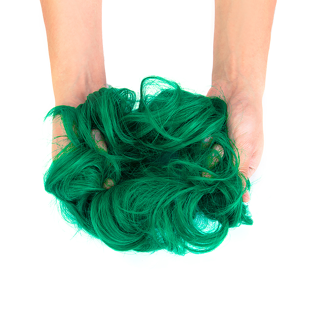 Hair Bun Ponytail Thick Curly Messy Bun Hair Piece Scrunchie Updo Hair Extension