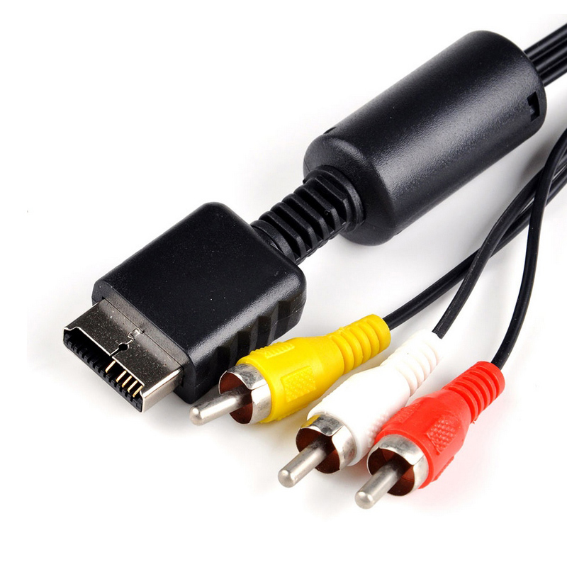 HD Audio Video TV AV Cable For Sony Playstation PS1 PS2 PS3 Composite