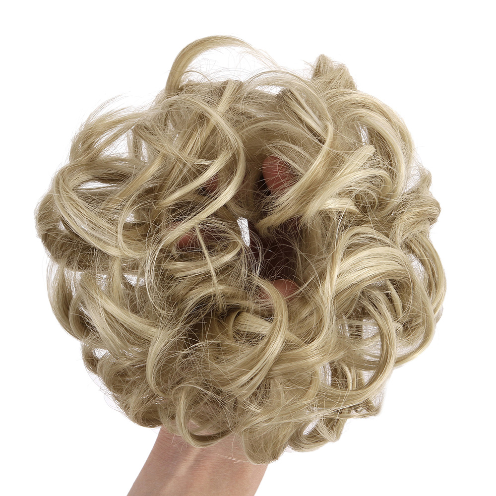 US Ladies Curly Messy Bun Hair Piece Hair Extensions Up Do Scrunchie Chignon YJ - Picture 23 of 74