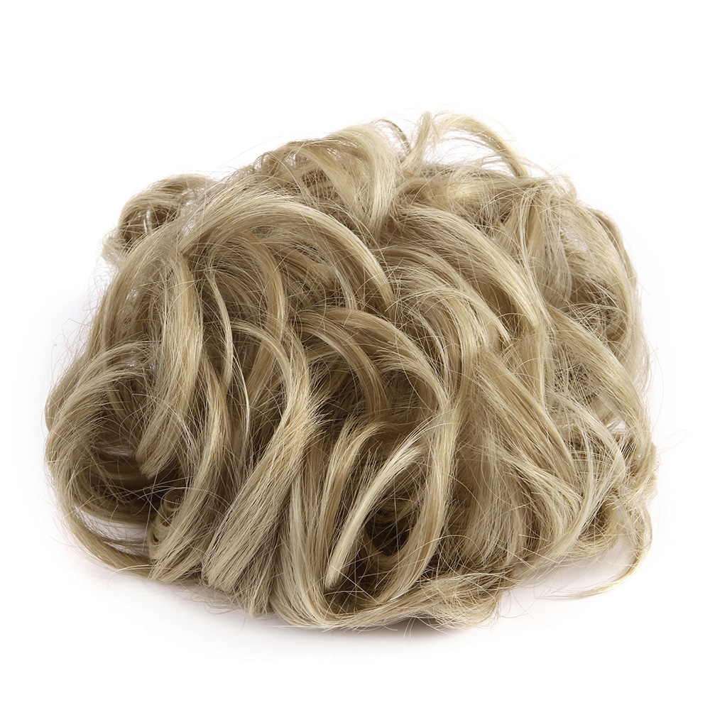 US Ladies Curly Messy Bun Hair Piece Hair Extensions Up Do Scrunchie Chignon YJ - Picture 24 of 74
