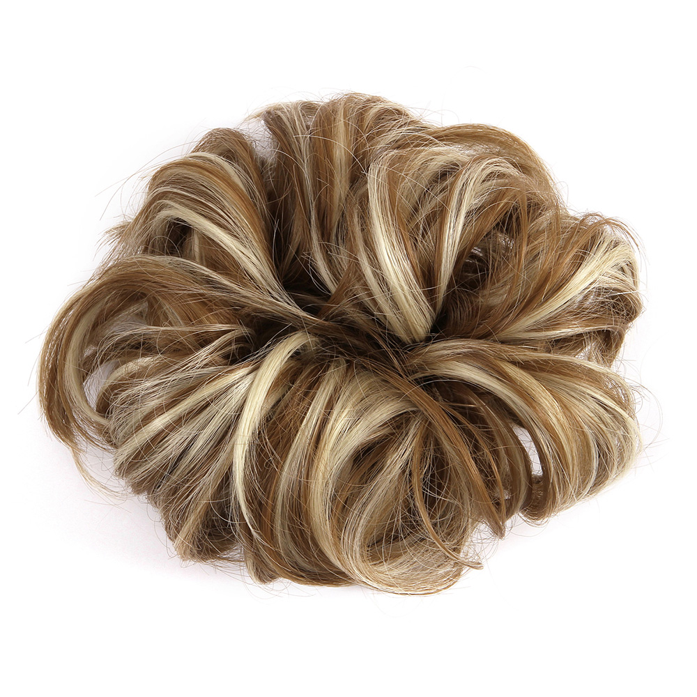 US Ladies Curly Messy Bun Hair Piece Hair Extensions Up Do Scrunchie Chignon YJ - Picture 27 of 74