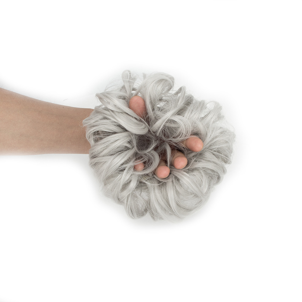 US Ladies Curly Messy Bun Hair Piece Hair Extensions Up Do Scrunchie Chignon YJ - Picture 33 of 74