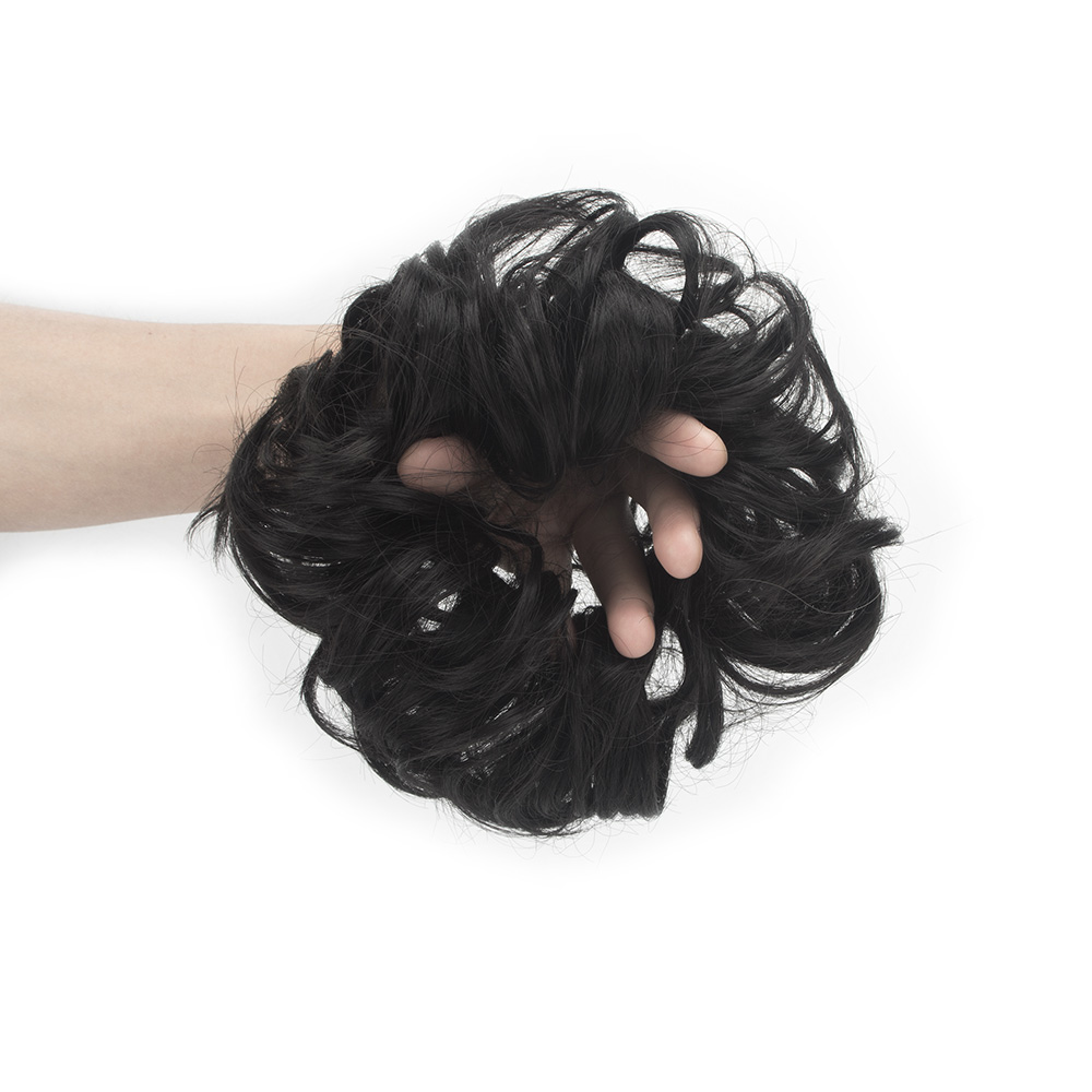 US Ladies Curly Messy Bun Hair Piece Hair Extensions Up Do Scrunchie Chignon YJ - Picture 35 of 74