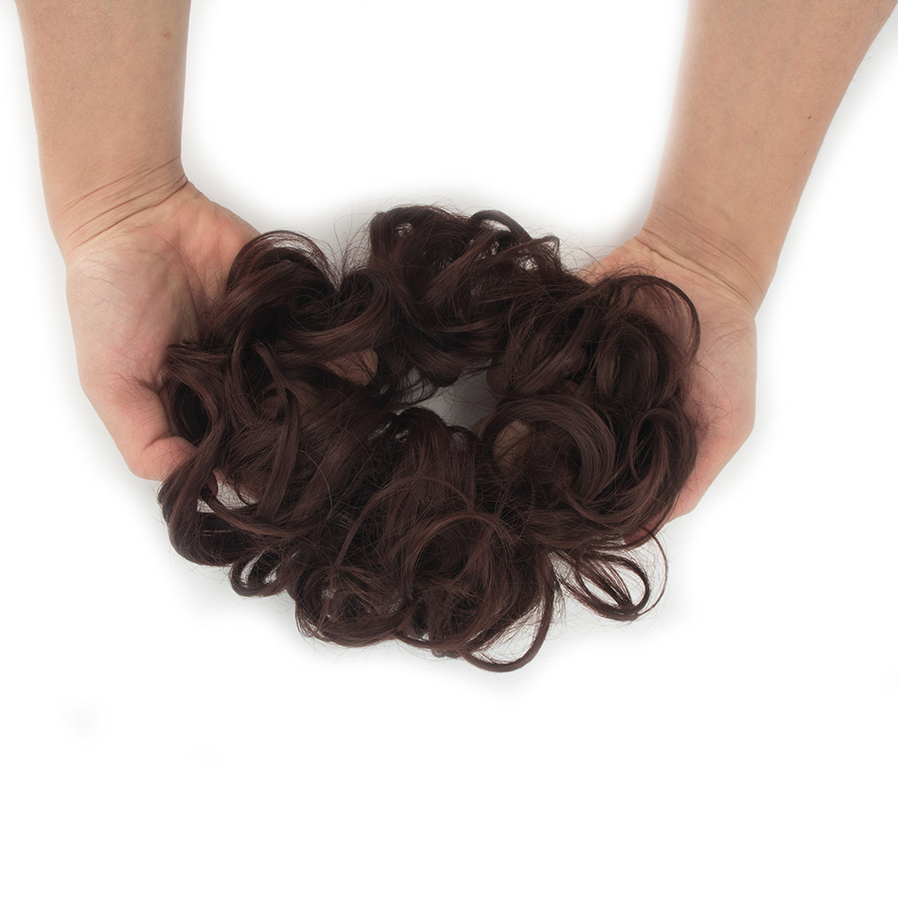 US Ladies Curly Messy Bun Hair Piece Hair Extensions Up Do Scrunchie Chignon YJ - Picture 37 of 74