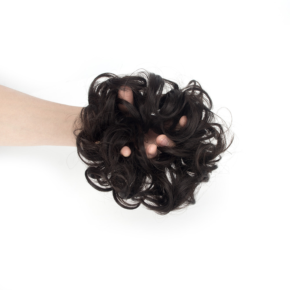 US Ladies Curly Messy Bun Hair Piece Hair Extensions Up Do Scrunchie Chignon YJ - Picture 39 of 74