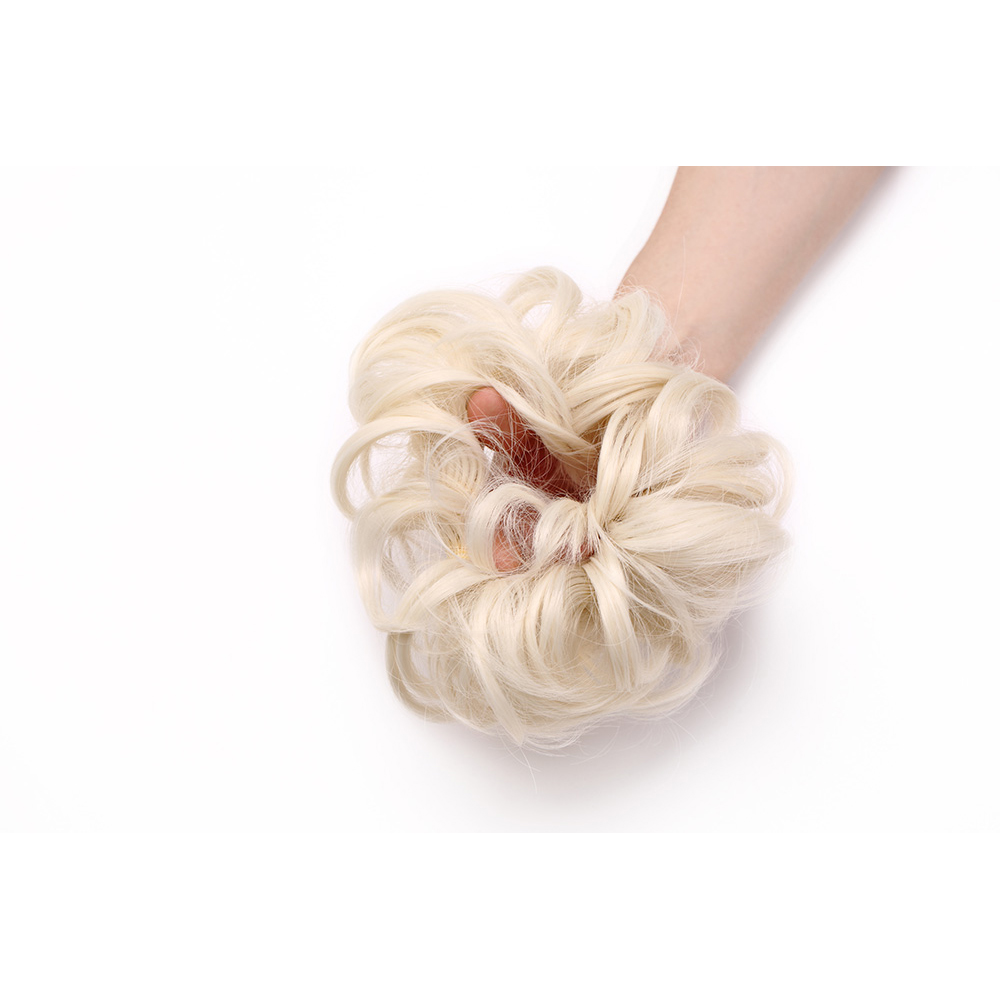 US Ladies Curly Messy Bun Hair Piece Hair Extensions Up Do Scrunchie Chignon YJ - Picture 43 of 74
