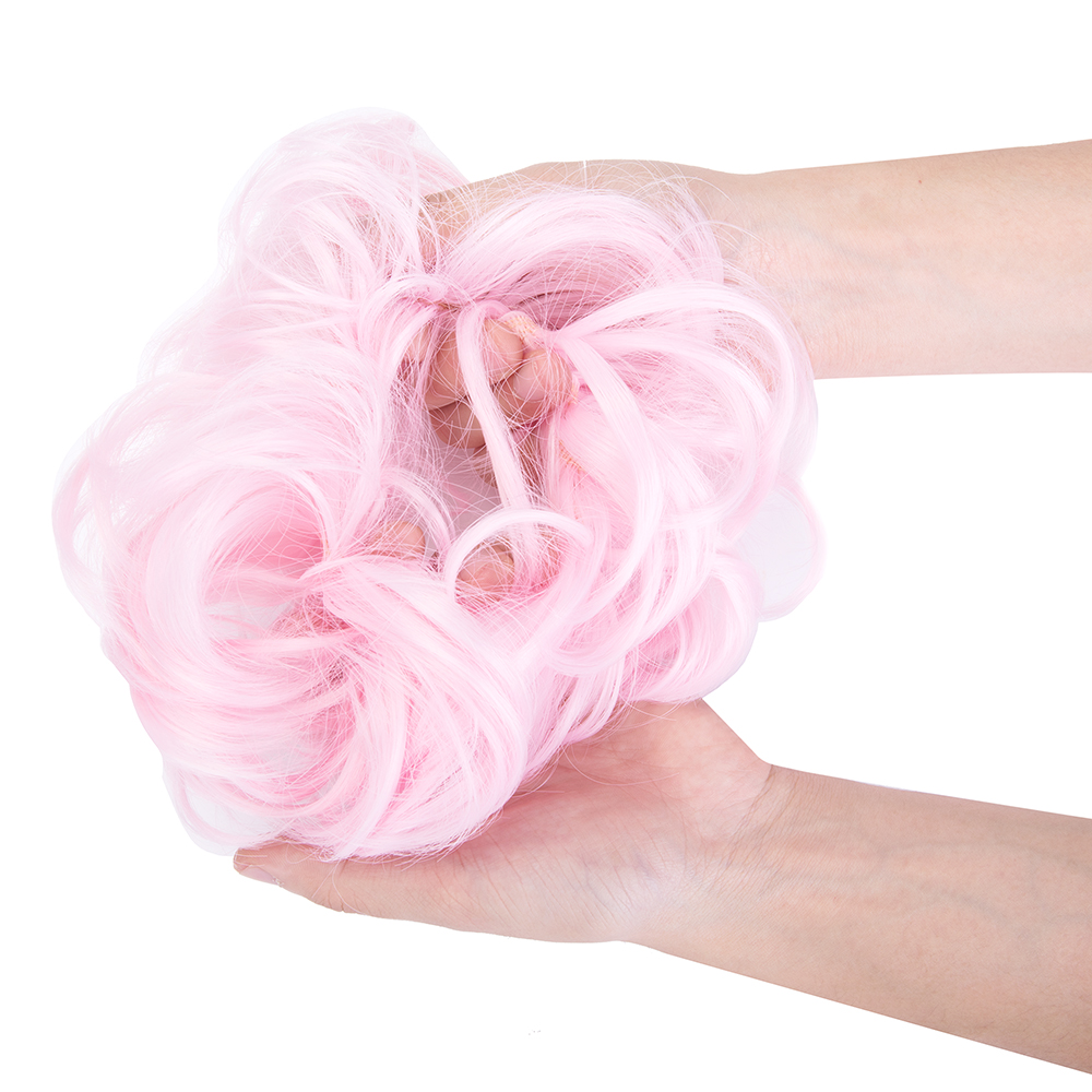 US Ladies Curly Messy Bun Hair Piece Hair Extensions Up Do Scrunchie Chignon YJ - Picture 69 of 74