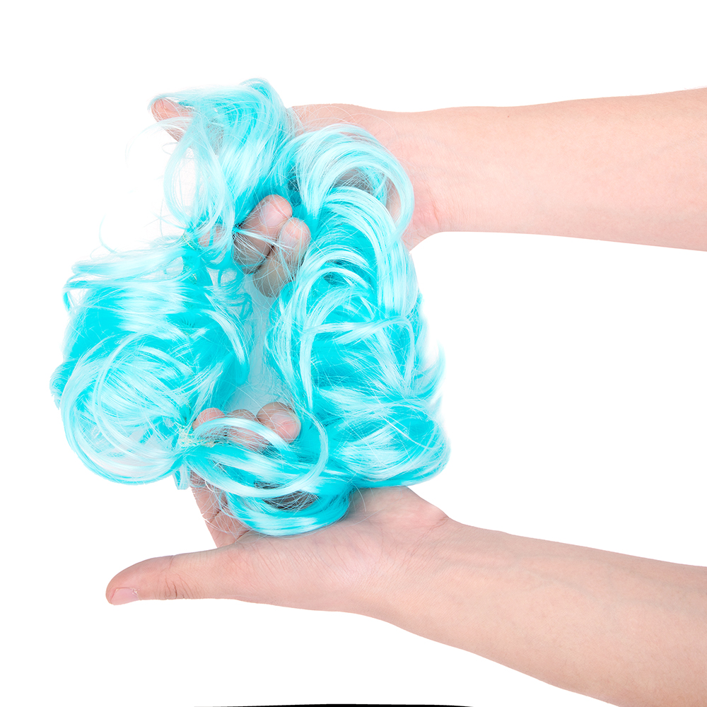 US Ladies Curly Messy Bun Hair Piece Hair Extensions Up Do Scrunchie Chignon YJ - Picture 71 of 74