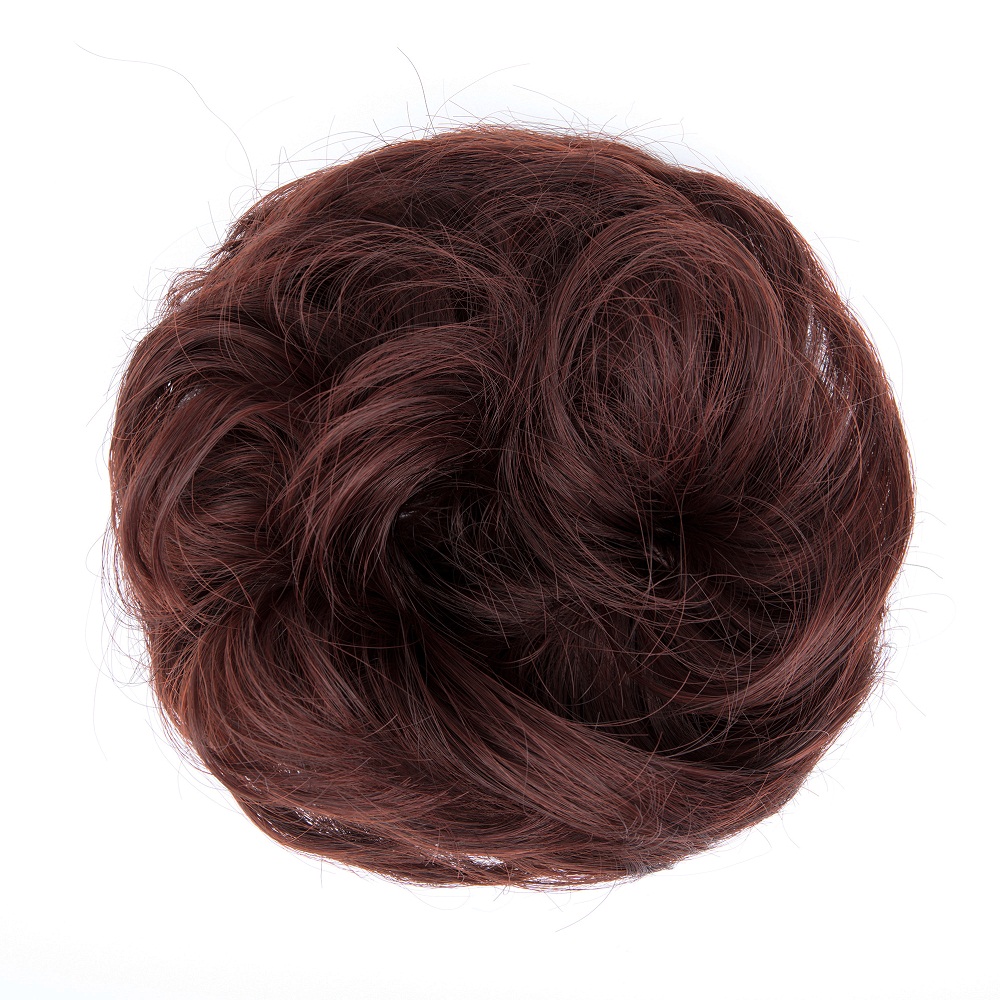 US STOCK 40g Curly Updo Curly Messy Bun Chignon Hair Extension Updo Scrunchie YJ - Bild 24 von 25