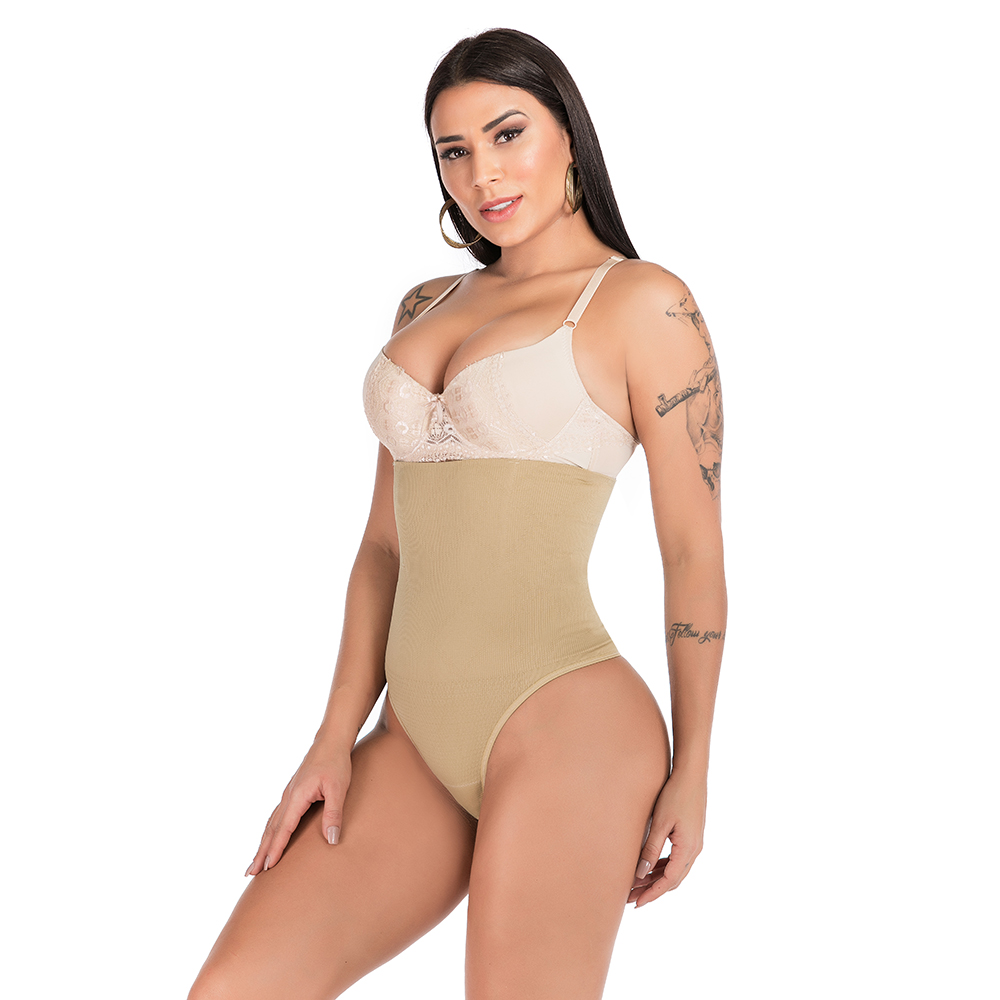 Women High Waist Cincher Girdle Underwear Tummy Control Thong Panties Shaper US - Picture 13 of 17
