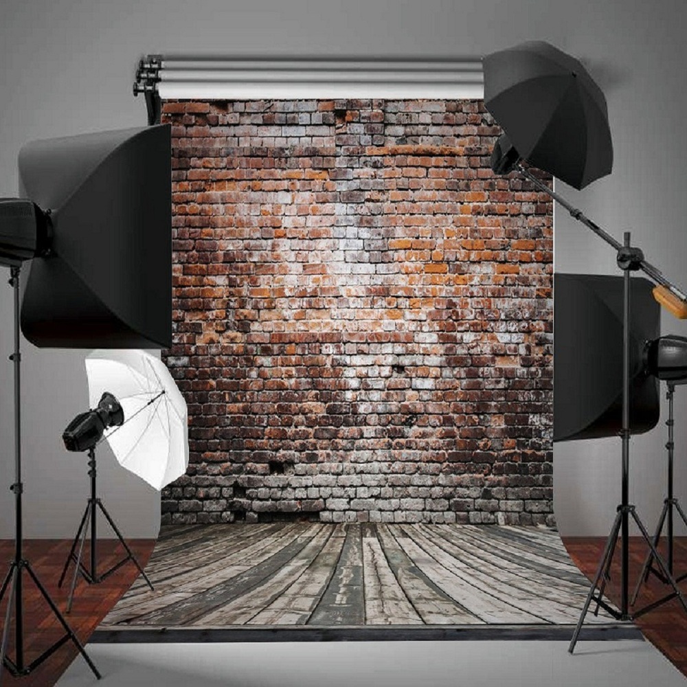 Retro Cloth Background Studio Brick Wall Photography Photo Props Vinyl