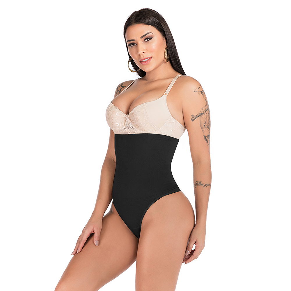 Women High Waist Cincher Girdle Underwear Tummy Control Thong Panties Shaper US - Picture 15 of 17