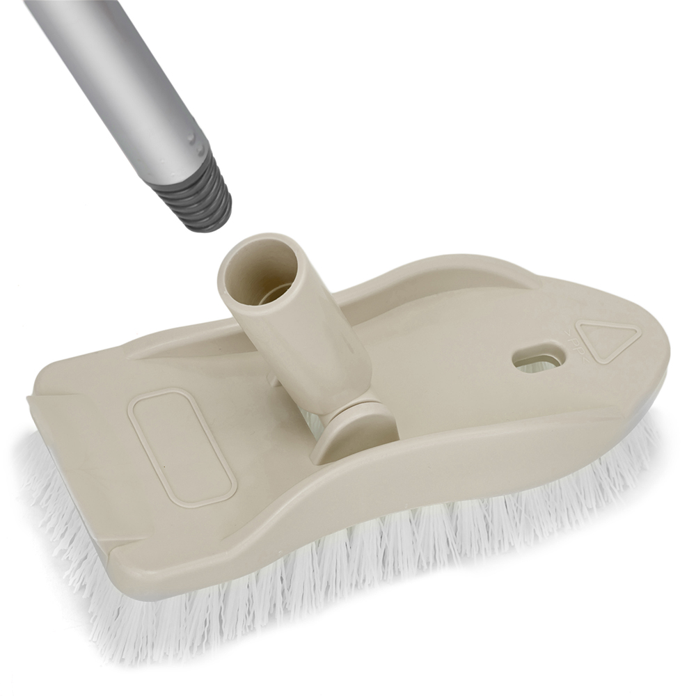 Adjustable Long Handle Cleaning Scrub Floor Kitchen Bathroom Bristle Brush Home - Picture 14 of 16