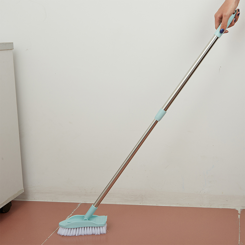 Adjustable Long Handle Cleaning Scrub Floor Kitchen Bathroom Bristle Brush Home - Picture 15 of 16