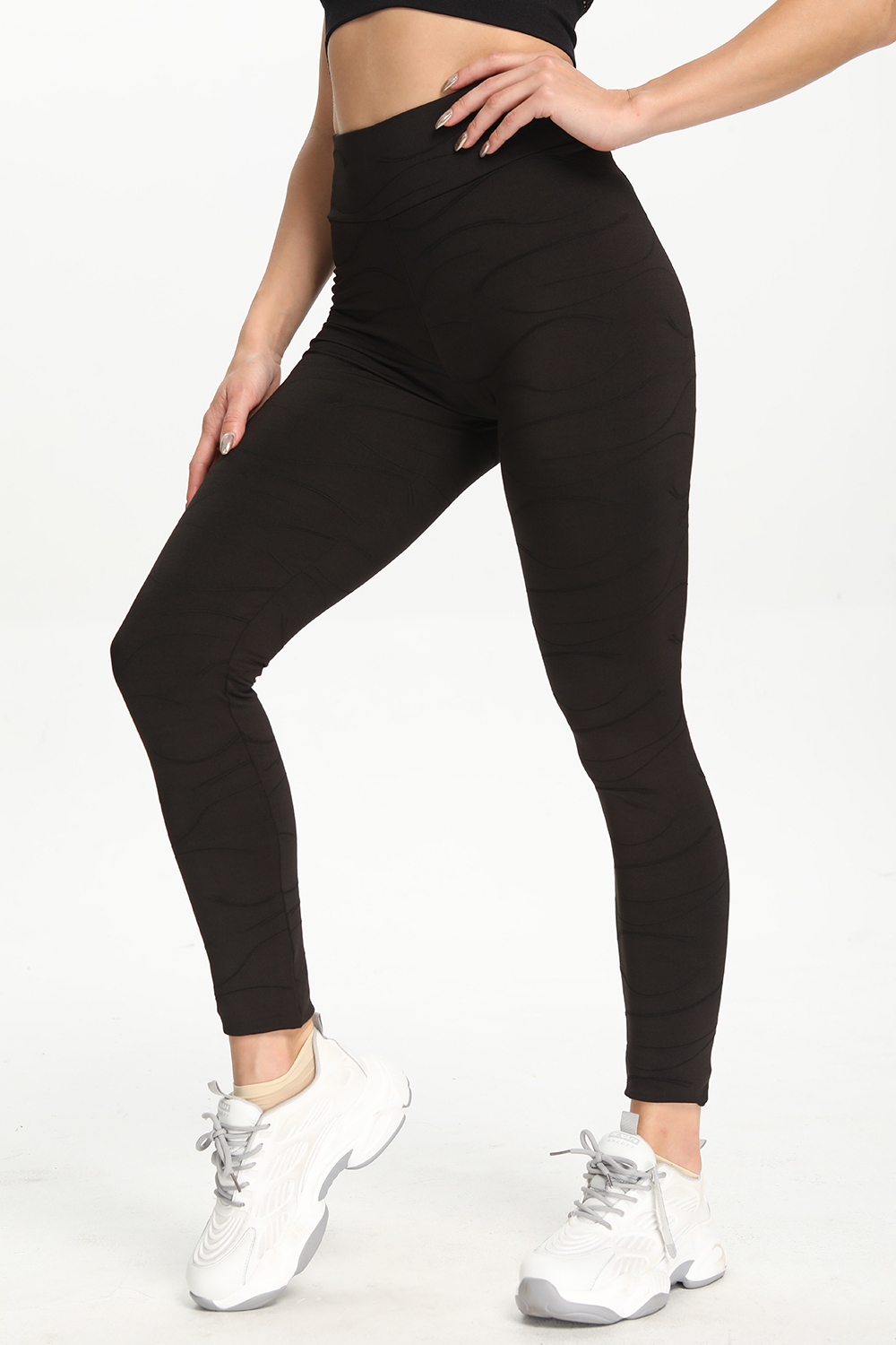 ruched fitness leggings