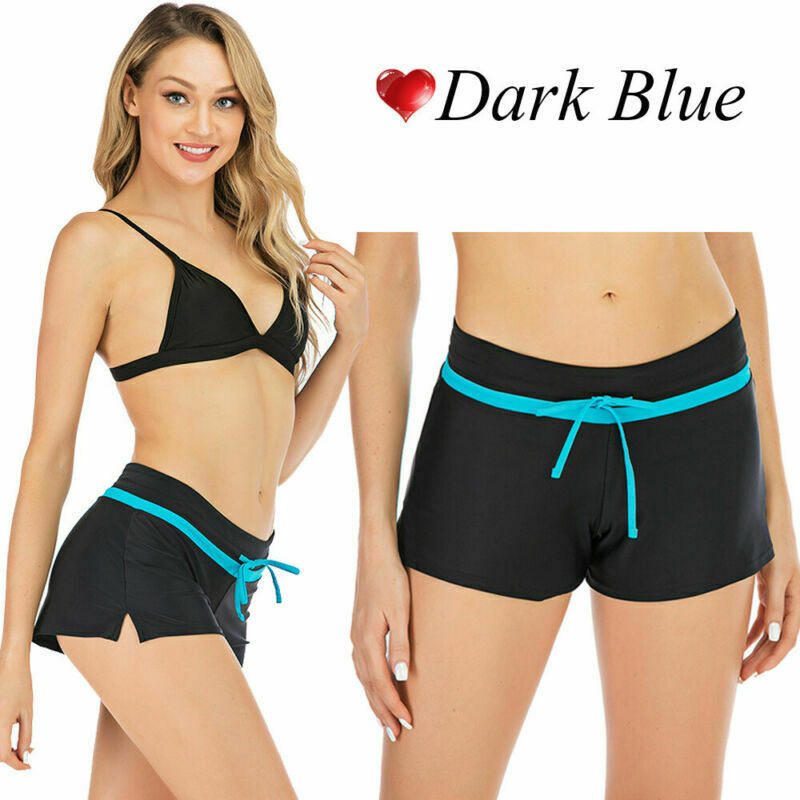Women Swim Shorts Boardshorts Bikini Brief Bottoms Beach Pants Bathing Push-Up - Picture 13 of 15