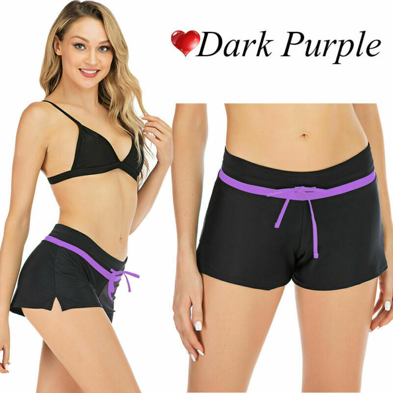 Women Swim Shorts Boardshorts Bikini Brief Bottoms Beach Pants Bathing Push-Up - Picture 15 of 15