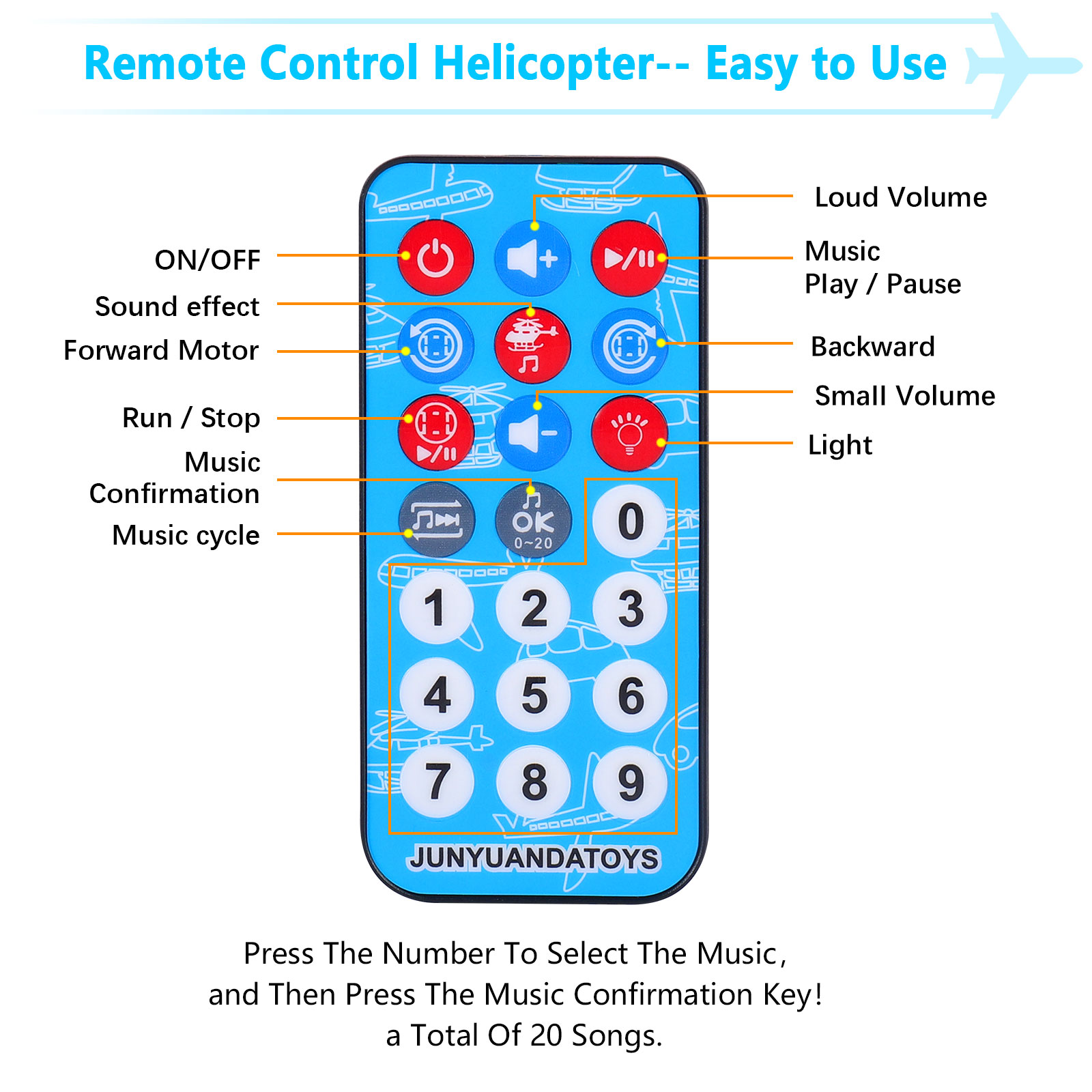 Toys Airplane for Boys Girls, 360 Degree Rotation Airplane with Remote Control - Picture 17 of 21