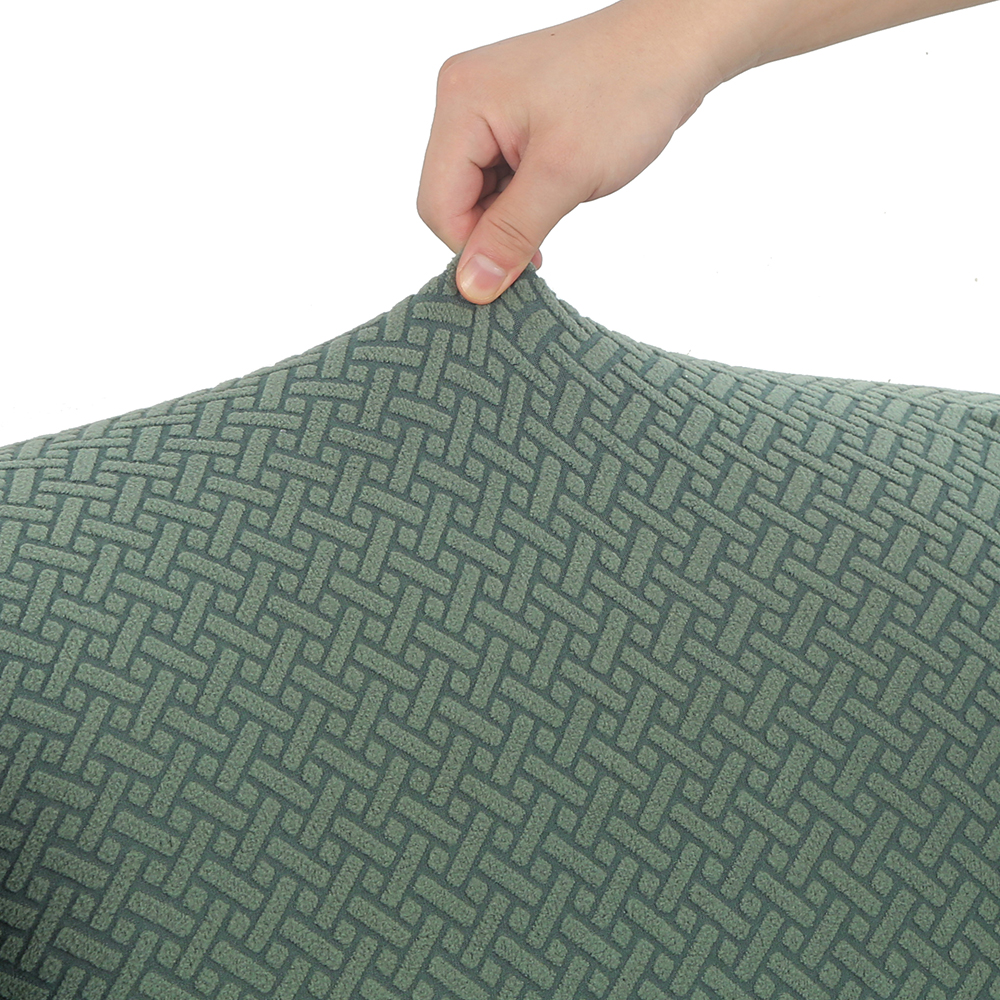 Stretch 2-Piece Jacquard Wing back Armchair Chair Slipcovers Furniture Protector - Picture 65 of 75