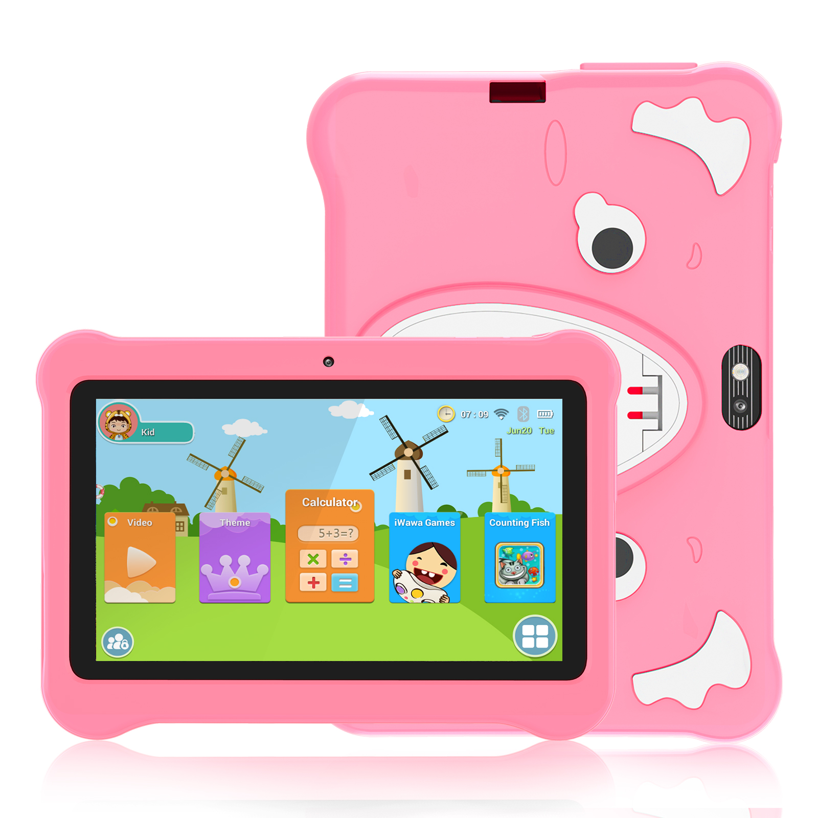 Tablet+Pink case