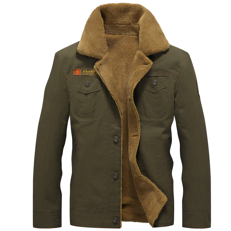 Salopette uomo invernale outdoor giacca taglie forti più abbigliamento velluto sezione sottile - Foto 15 di 24