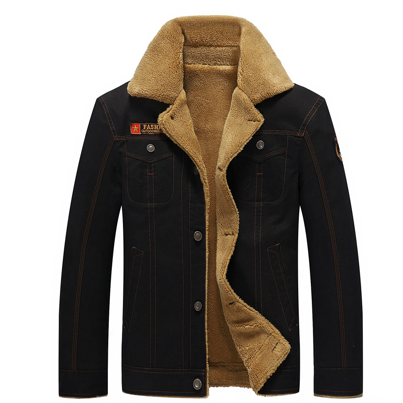 Salopette uomo invernale outdoor giacca taglie forti più abbigliamento velluto sezione sottile - Foto 20 di 24