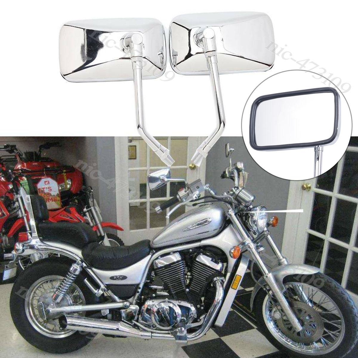 Motorcycle Side Mirrors For Suzuki Intruder VS800 Volusia 800