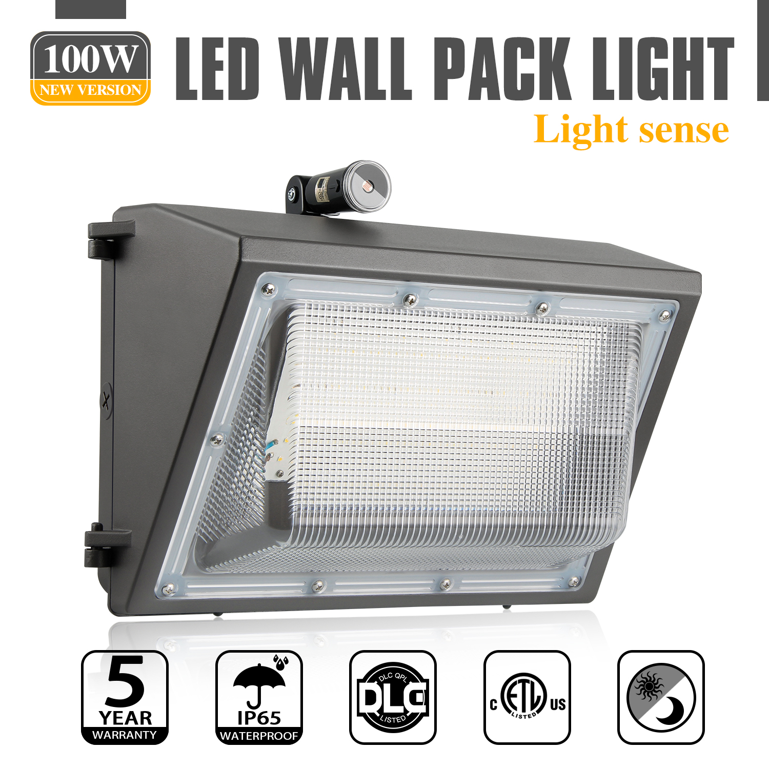 LED Wall Pack 100 Watt Industrial High Security Exterior